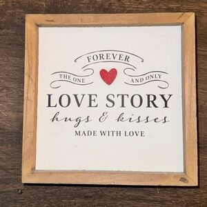 Marshalls Love Story Wall Decor - Red and Black
